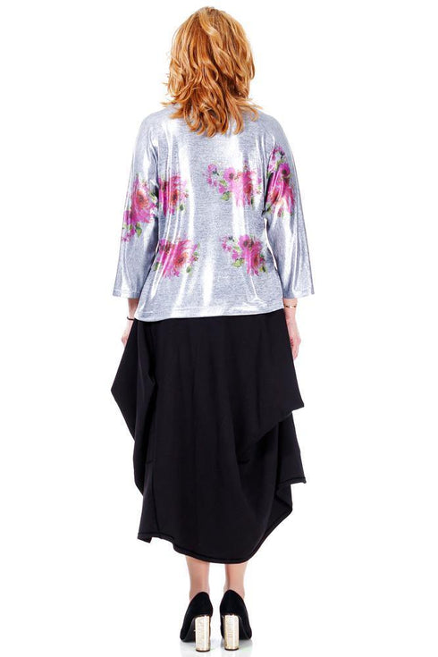 Bluza pictata jerse  Liza Panait Liza Panait Online Boutique